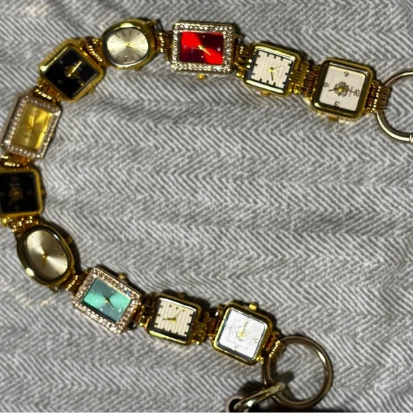 Chic Beige Monogram Shoulder Bag | Trendy Colorful Strap - Picture 4 of 5